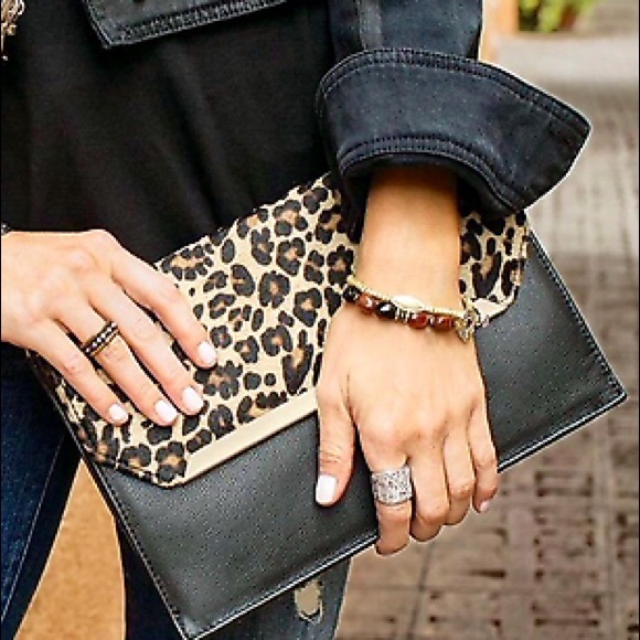 Silpada Italian Leather Cowhide/Fur Shoulder Bag - Picture 6 of 8